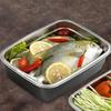 304 Stainlesss Steel Leak Proof Lunch Box With Lid Picnic Box Bento Box Food Storage Containers For Portable Food Bento Boxes