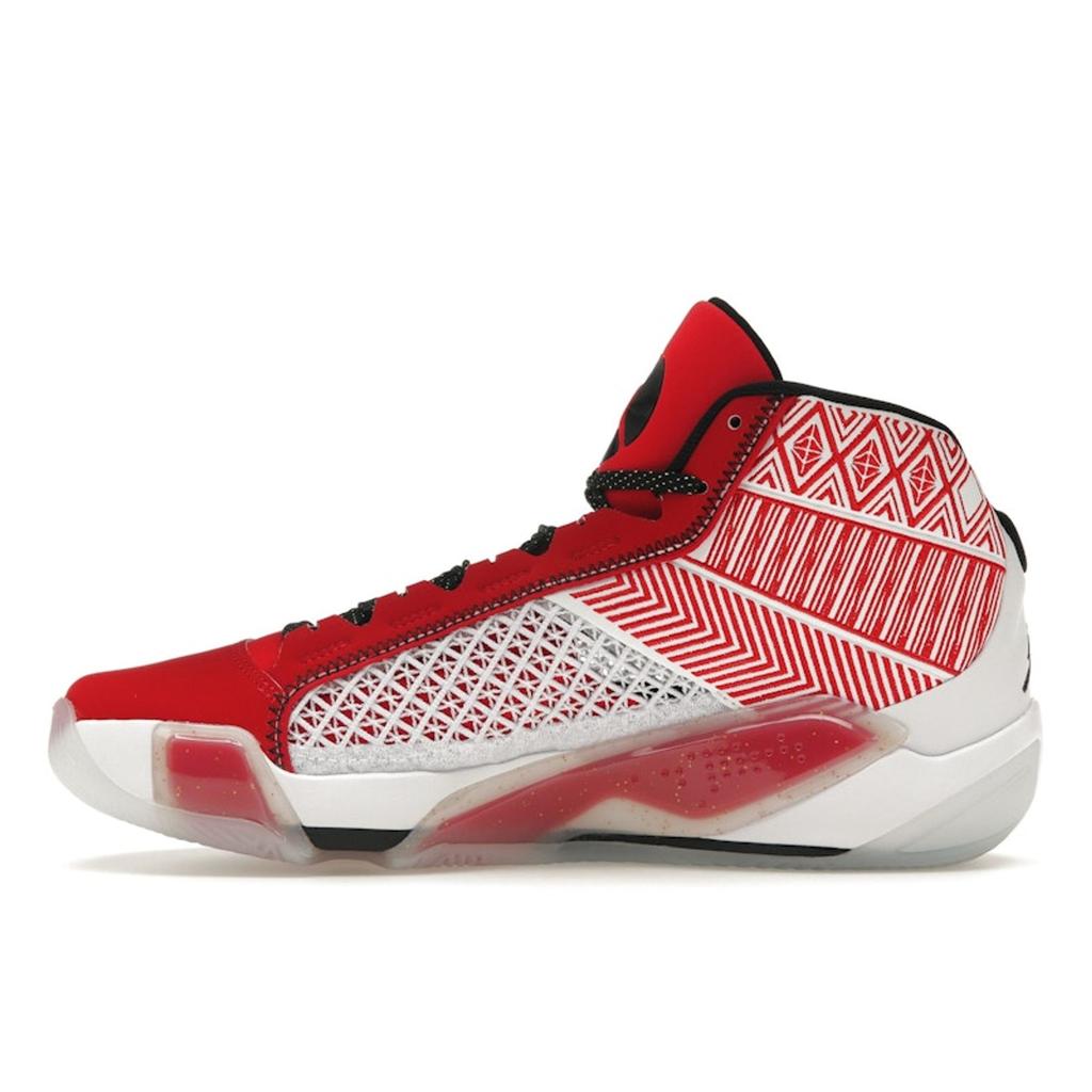Air Jordan 38 Celebration Men Sneakers Red White Black DZ3356-100