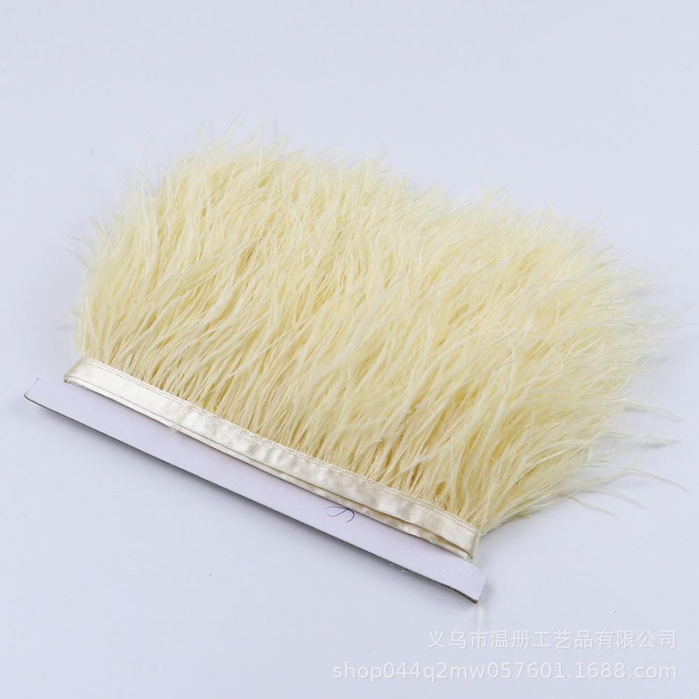 8-10Cm Ostrich Hair Cloth Edge Various Colors Optional Feather Lace Clothing Earrings Diy Decoration