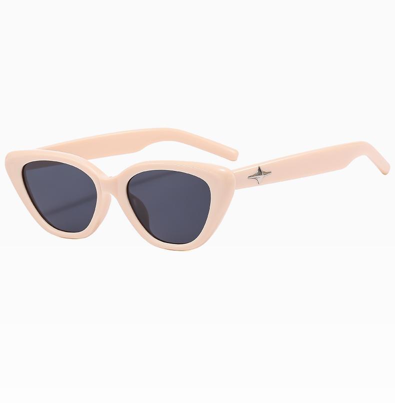 

New Small Frame Glasses Pointed Cat Eye Star Style Men s Versatile Trend High Sense Women s Sunglasses