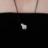 Spiral Pierce String Necklace