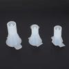 3pcs Transparent Cone Silicone Mould Hexagonal Cone Pyramid Shape DIY Jewelry Mould Easy to Separate Clean Resin Mould