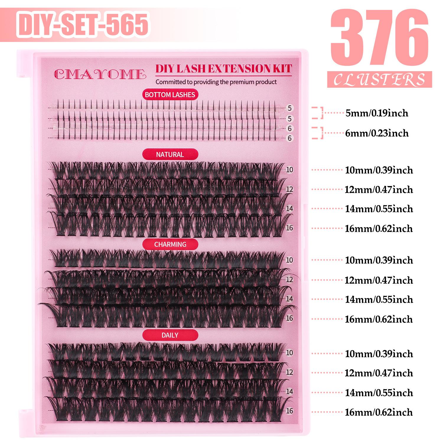 

Natural Dense Cd Song Mix And Match Single Cluster False Eyelashes Simulation Daily Makeup Segmented Multi-Hair Eyelashes