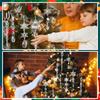 10pcs Crystal Acrylic Christmas Ornaments - Transparent Snowflake Icicle Hanging Ornaments for Christmas Tree