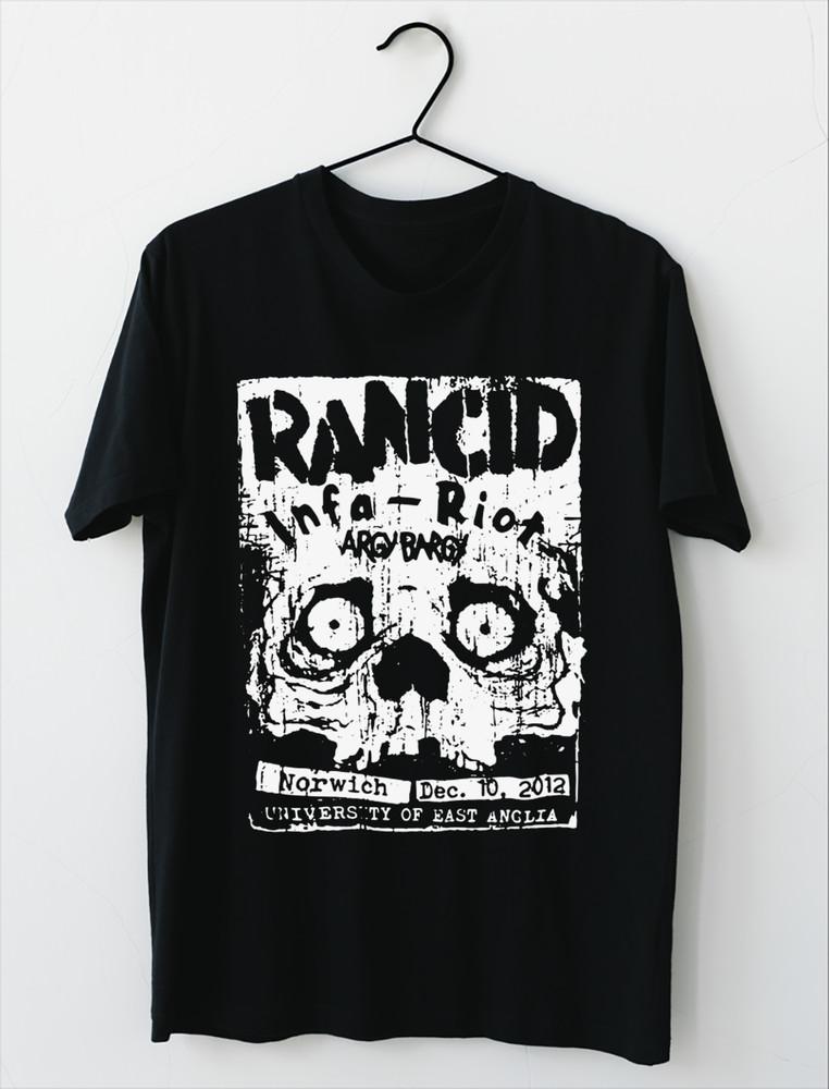NEW Rancid Band Concert Tour Black All Size Unisex T-Shirt Unisex T-Shirt L