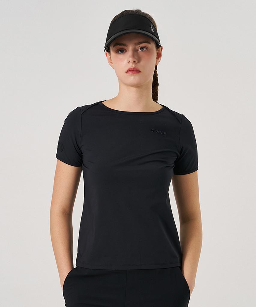SPYDER Women'S Citycore Ringer Short Sleeve T-Shirt Splmcnrs351Wblk