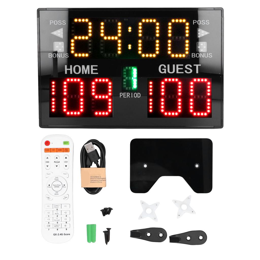 11 Ziffern LED Anzeigetafel Elektronischer Tisch-Punktezähler für Basketball Volleyball Ringen