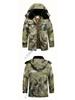 Men's Winter Camouflage Coat: Thick, Mid-Length, Cold-Resistant, Plus Size Cotton Jacket