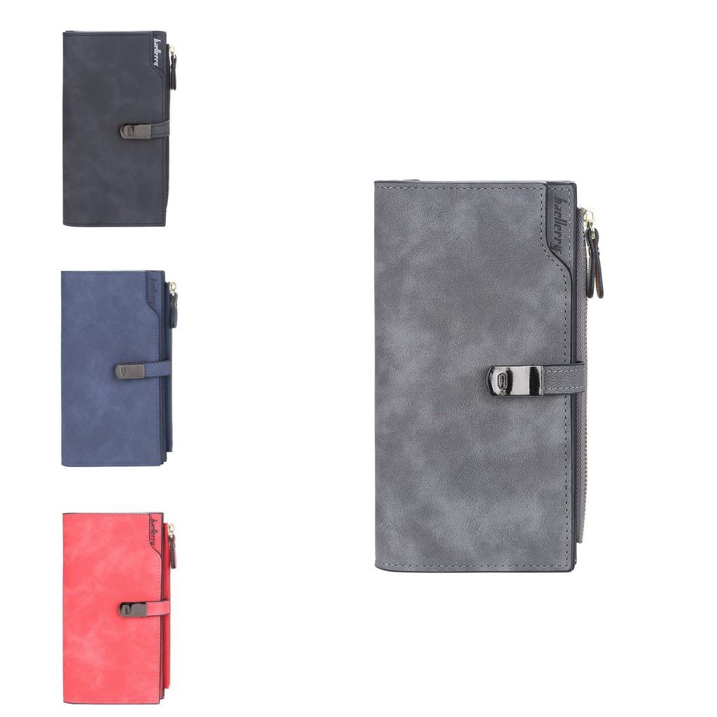 Crossborder Style Ladies Long Wallet With Solid Color Design And Letter Print