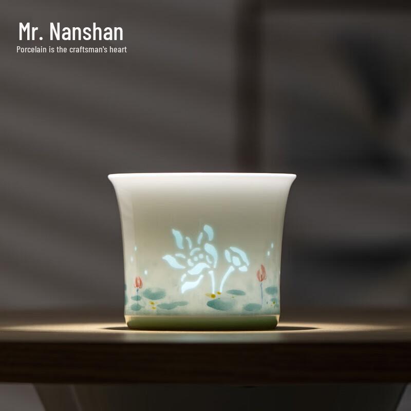 

Nanshan Ceramic Hand-Painted Lotus Latte Mug