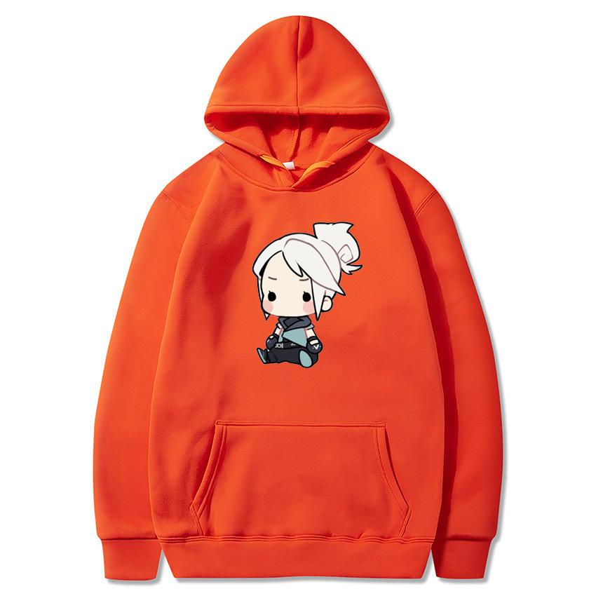 New VALORANT Hoodies Anime Cartoon FPS Game Print Streetwear Unisex Women Fashion Oversized Sweatshirts Hoodie Pullovers Tracksuits