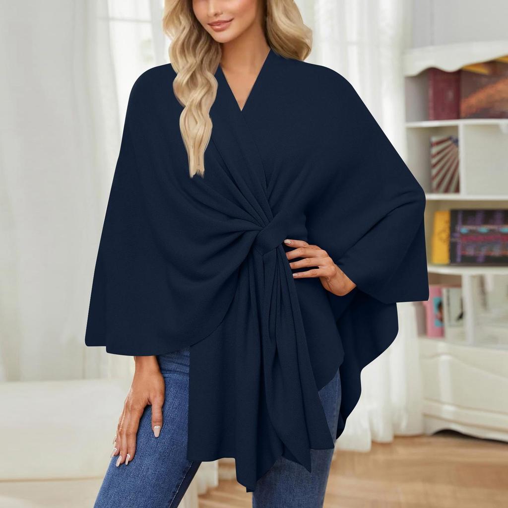 Women's Elegant Shawl Wraps Soft Open Front Sweater For Spring Fall Winter