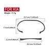Real Carbon Fiber Car Accessories Speedometer Frame Decorative Cover Soft Sticker For Kia Sportage 2011 2012 2013 2014 2015 2016