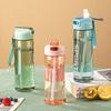 Tazza Sportiva in Plastica Riutilizzabile Personalizzata da 700ml/800ml con Cannuccia Multifunzionale per Casa Ufficio