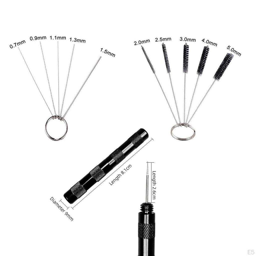 Airbrush Reinigungssets Reiniger Pinsel Malzubehör für Sprühlanze