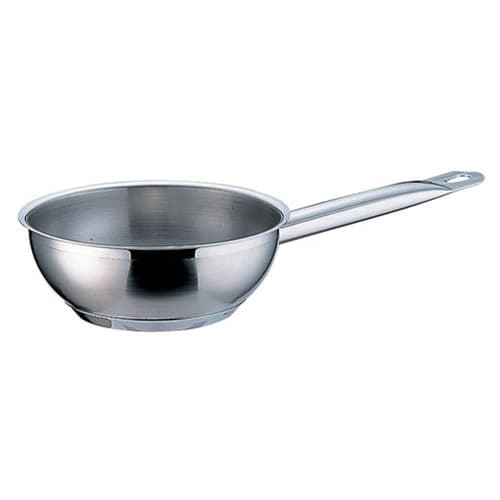 Endo Shoji Commercial TKG PRO Conical Pan, 24cm, Induction Cooktop Compatible, Stainless Steel, AKN1124