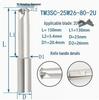 Deep Hole Internal Thread Milling Cutter with Coolant, Imperial/Metric Shank, US 11UI/16UI