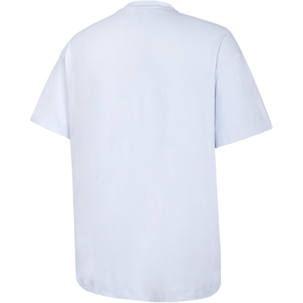 Adidas Solid Color Crew Neck Casual Comfort Pullover Short Sleeve T-Shirt Unisex Tops White JI8477