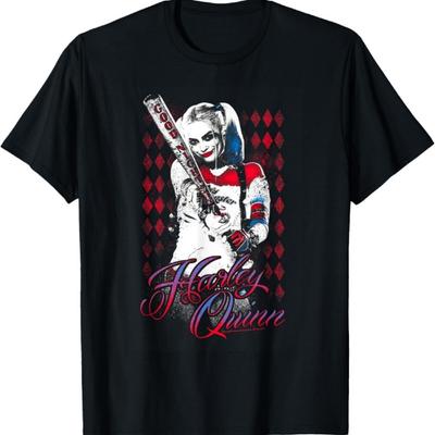 T-shirt Harley Quinn Bat Suicide Squad