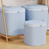 Large-Capacity Clothes Storage Bag with Handle Zipper Closure Dust-Proof Moisture-Proof Thickened Duvet Blanket Organizer Bag