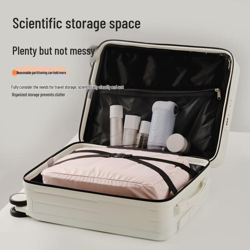 Lightweight ABS&PC Carry-On Travel Suitcase with USB Port