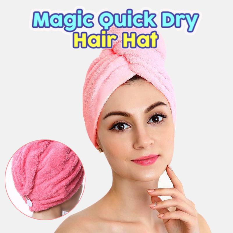 Haar Handtuch Schnell Mikrofaser Drying eingewickelt Turban-Hut-Kappen-Tuch Haar Handtuch Schnell Mikrofaser Drying eingewickelt Turban-Hut-Kappen-Tuch