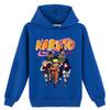 Japanese Anime Naruto Sweatshirt Casual Boys Girls Cotton Hoodies Cool Cartoon Hooded Sweatshirt Tops Kids Pullover Sportswear Tops