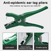 Cattle Ear Tags 001 to 100 Number Plastic Livestock Animal Tag Ear Tag Applicator Kit for Cows Goats Sheep Pigs
