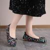 Fashion Shoes Female 2025 Fashion Shallow Women's Flats New Daily Plus Size Sequins Butterfly-knot Light Soft Bottom Flat Low Heels