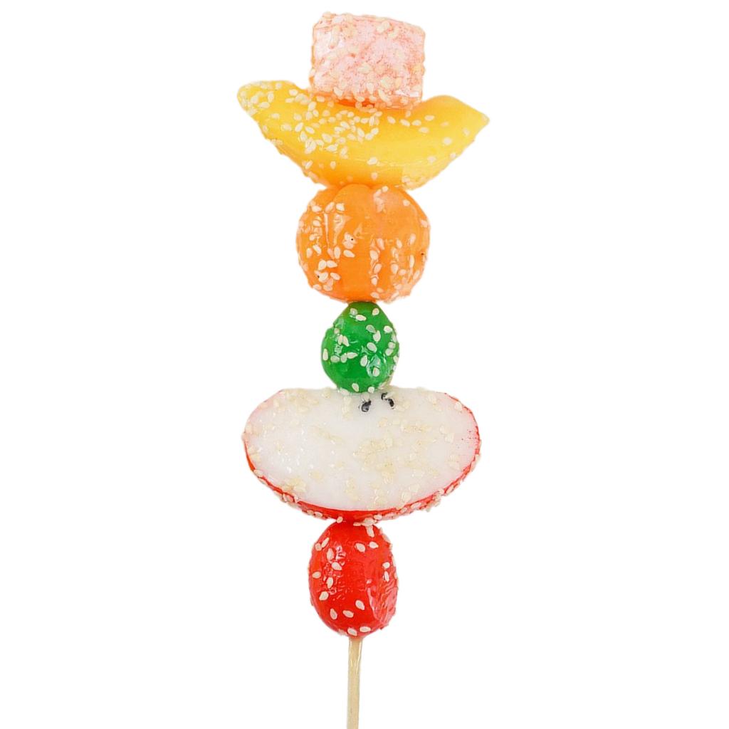Artificial Fruit Stick Artificial Sugar-Coated Haws Fake Candied Haws Realistic Simulation Fruit for Photography Prop