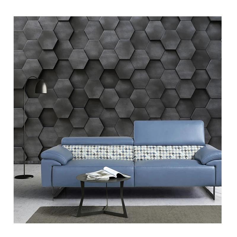 

Mural Modern 3D Abstract Stereo Hexagon Geometric Wall Mural Living Room TV Sofa Bedroom Home Decor Wallpaper 200 cm(W) x 140 cm(H)