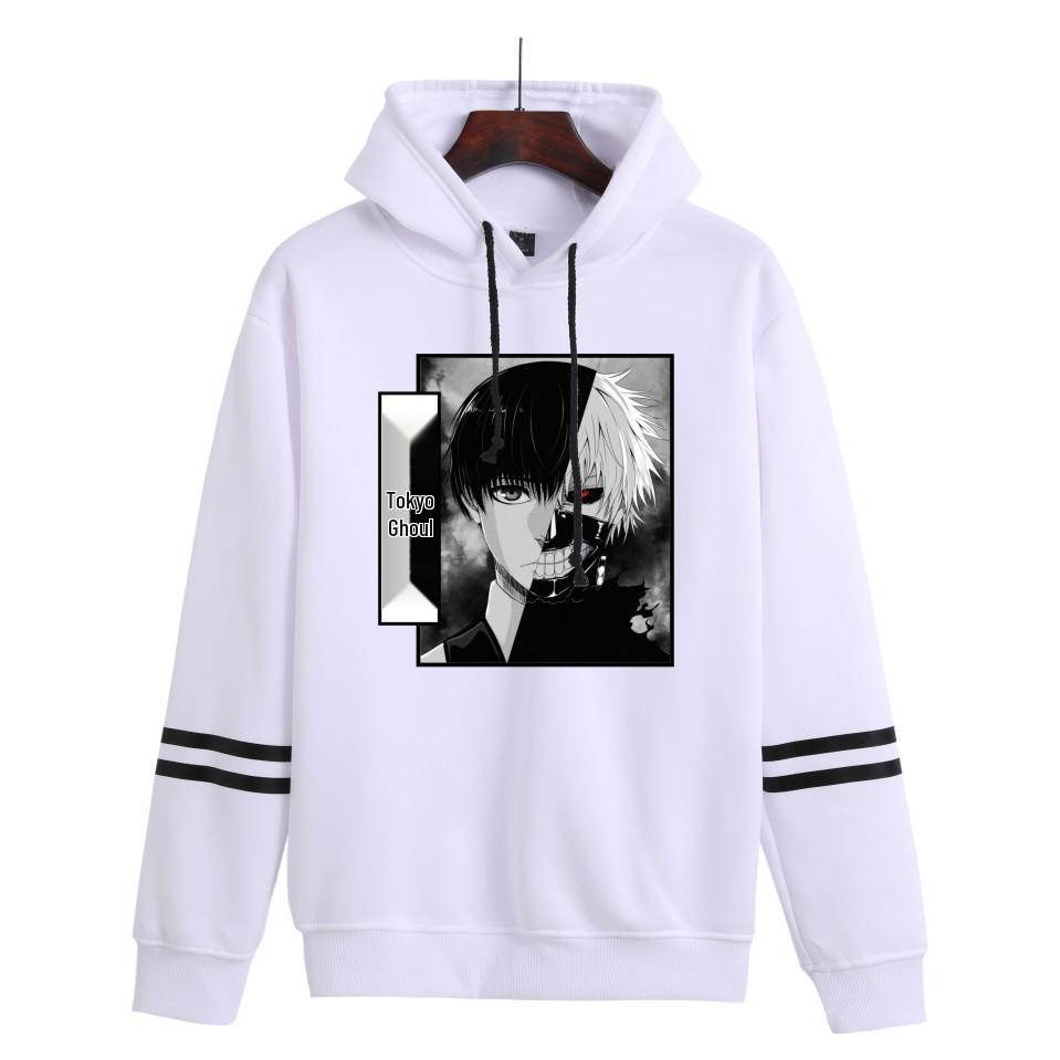 Tokyo Ghoul 2D Anime Print Unisex Long Sleeve Hoodie