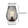 TRIROCKS-style Metal Table Lamp, Popular, 21cm Tall, Stylish, Indirect Lighting, Antique-inspired, Perfect for Rooms, Bedrooms, Offices,