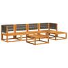 Vidaxl 6-Cz. Garden Lounge Set, With Cushions, Acacia