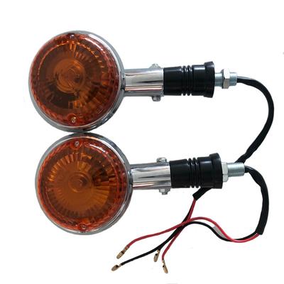 2 stücke Motorrad Blinker Licht Bernstein Runde Anzeige Objektiv für Yamaha XV400 XV650 XV1100 XV1300 XVS400 XVS650 XVS1100 Virago