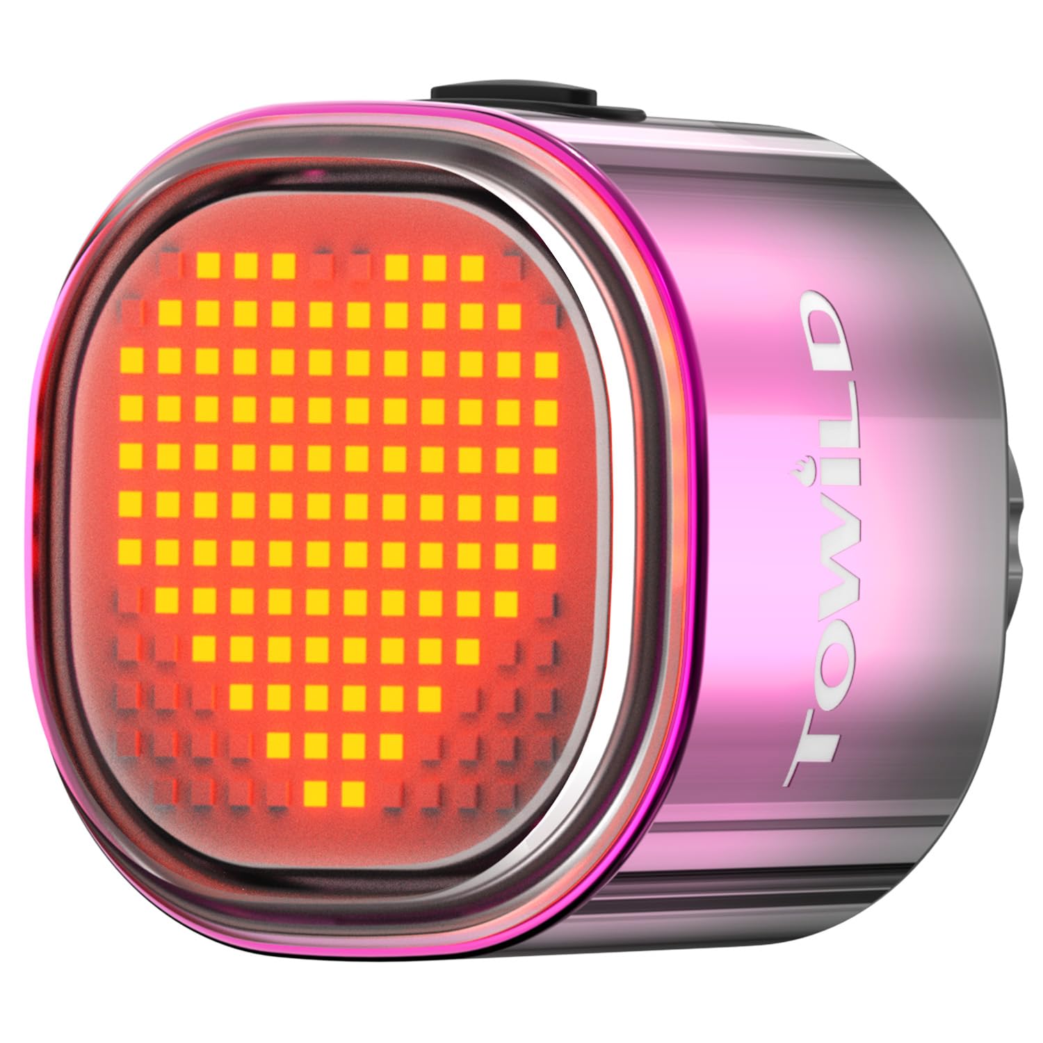 

Bicycle Tail Light with Custom Team and Rear Light for Road and Cross Bikes Emojis, Auto-On, Syncing, (TL08 Purple) фиолетовый