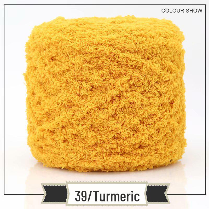 3-Strand Coral Fleece Towel Yarn - 2 Skeins for Hand-Knitted Children's Bag, Shoes, Hat, Scarf, Coat - Free Shipping