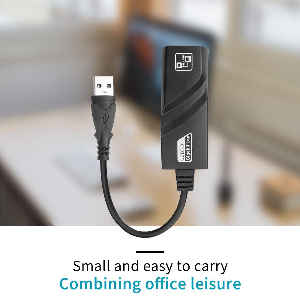 USB 3.0 Wired Network Card USB Type C To RJ45 LAN Ethernet Adapter for PC Laptop