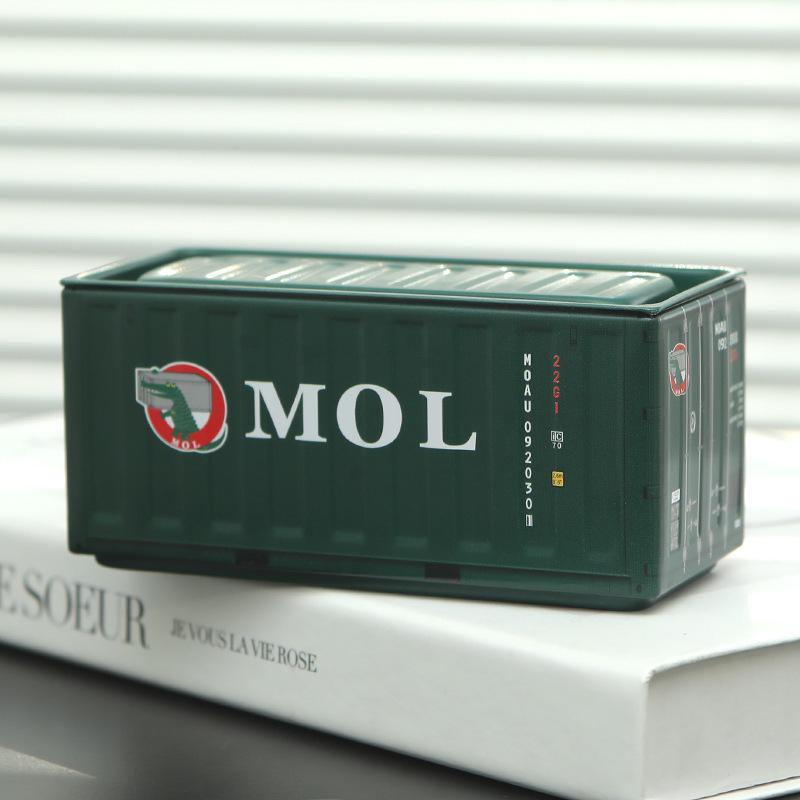 Trendy Miniature Tinplate Storage Box for Figurines