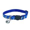 Pet Collar Cat Face Safety Buckle Quick Release Adjustable Length Soft Bell Hot Stamping Star Moon Design Cat Collar