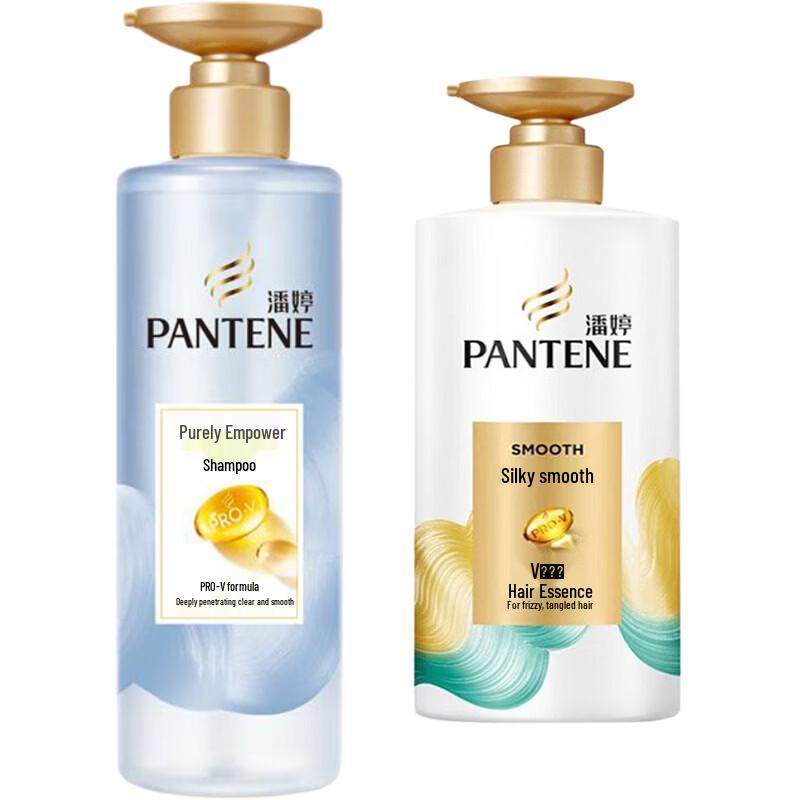 Pantene PRO-V Clarifying Scalp Shampoo & Silky Smooth Conditioner Set