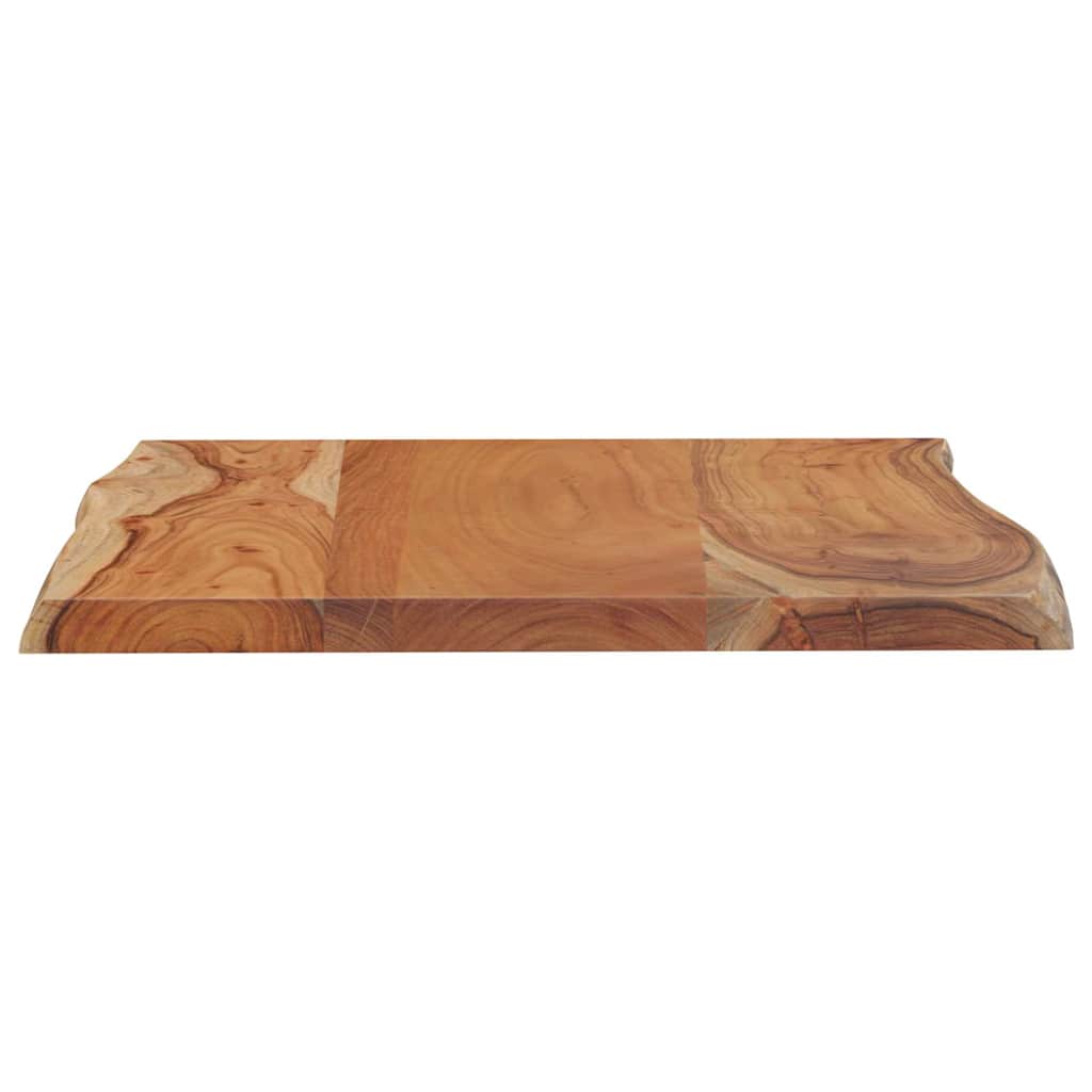 Vidaxl Blat Do Stołu, 80X60X2,5 Cm, Drewno Akacjowe, Naturalna Krawędź