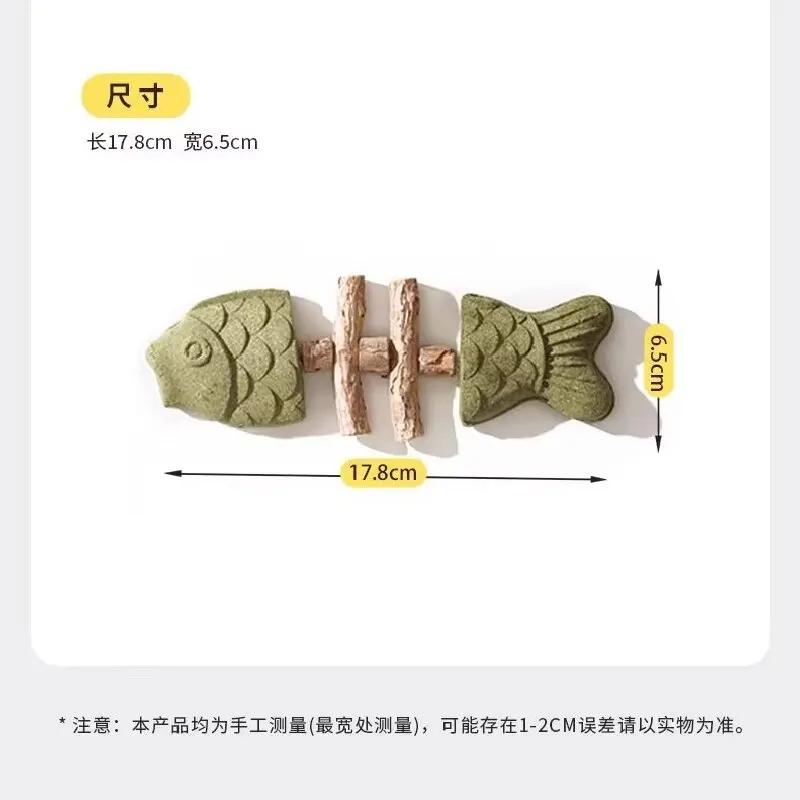 Wooden Teeth Grinding Stick For Cat Fish Bone Wood Pet Cats Like Smells Tianliao Teething Stick Have Fun Playing
