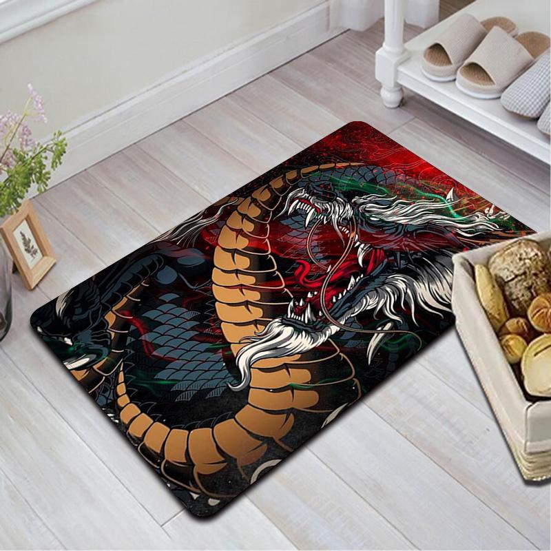 Dragon Rug Floor Mat for Living Room or Bedroom Soft and Comfortable Carpet a Gift for Birthday and Holiday.MFF0918139