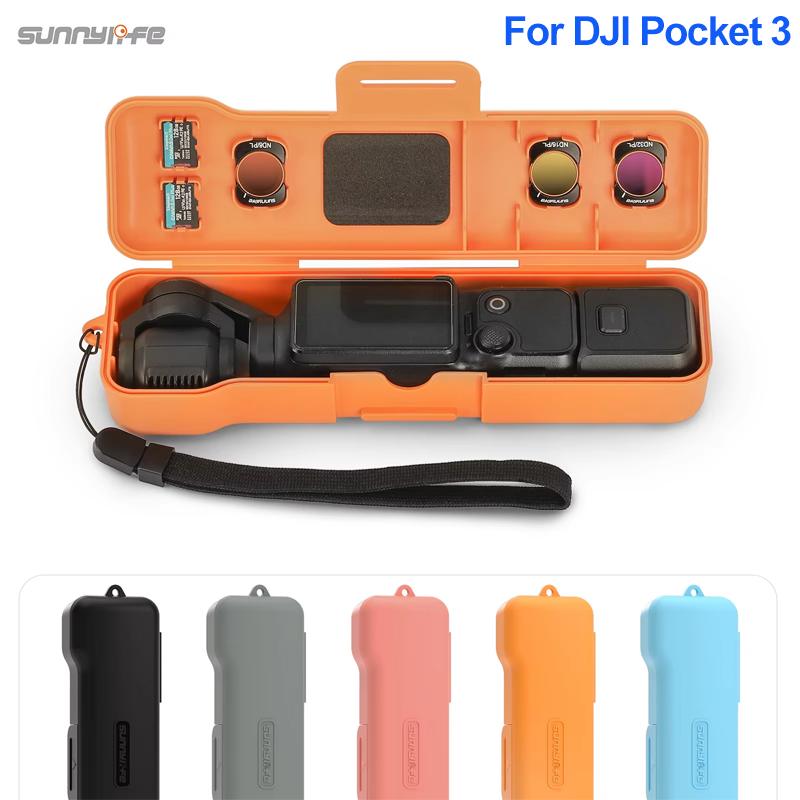 For DJI Osmo Pocket 1 Protective Case Anti Scratch Cover With Lanyard Shockproof Resistant Portable for Outdoor Vlog Accessory