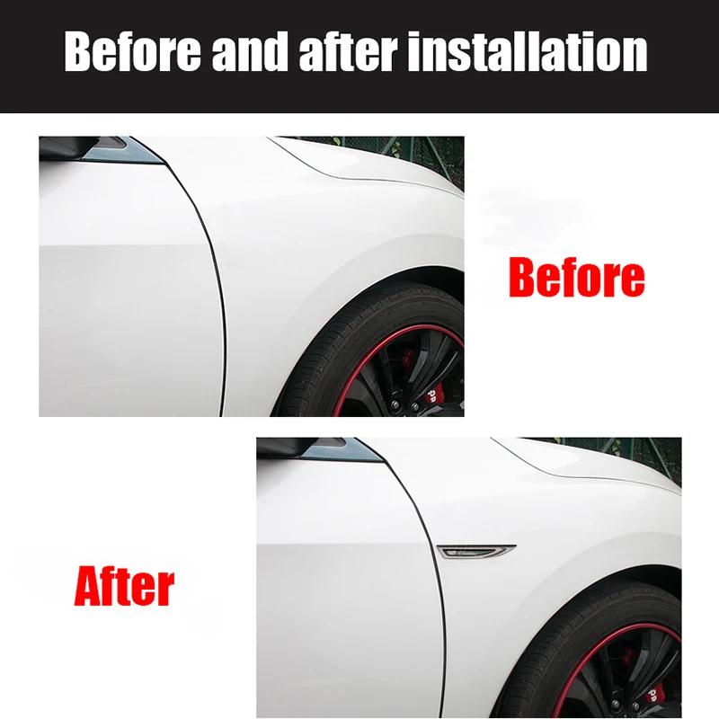 Car Side Fender Emblem Sticker for Cadillac Escalade CTS ATS Eldorado SRX Deville BLS XT4 XT5 XT6 STS XTS SLR XLR CT4 CT5 CT6