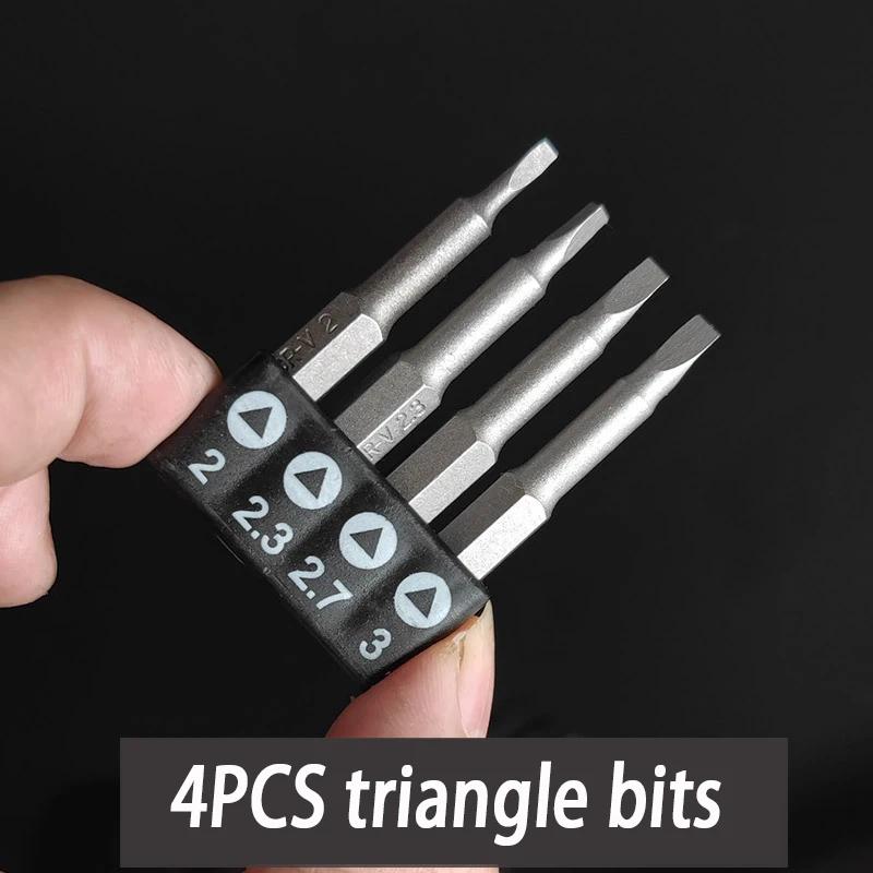 Special-Shaped Screwdriver Bit Set Hexagonal Handle Screwdriver Bit Tool U-Shaped Y-Shaped Three Points Cross Triangle Magnetic
