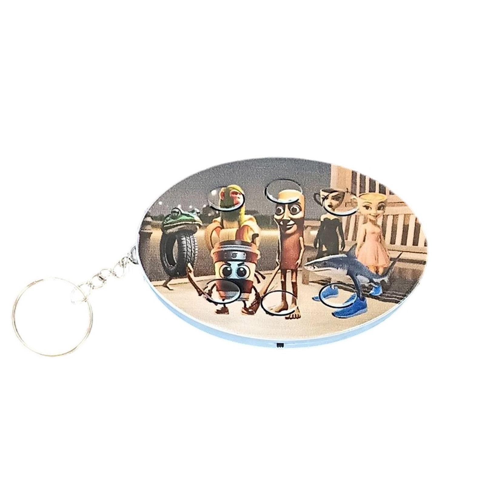 

Шаньхайцзин Шестикнопочный Звуковой Брелок Подвеска Декоративная Звуковая Кнопка Веселая Забавная Подвеска-Карточка One Size