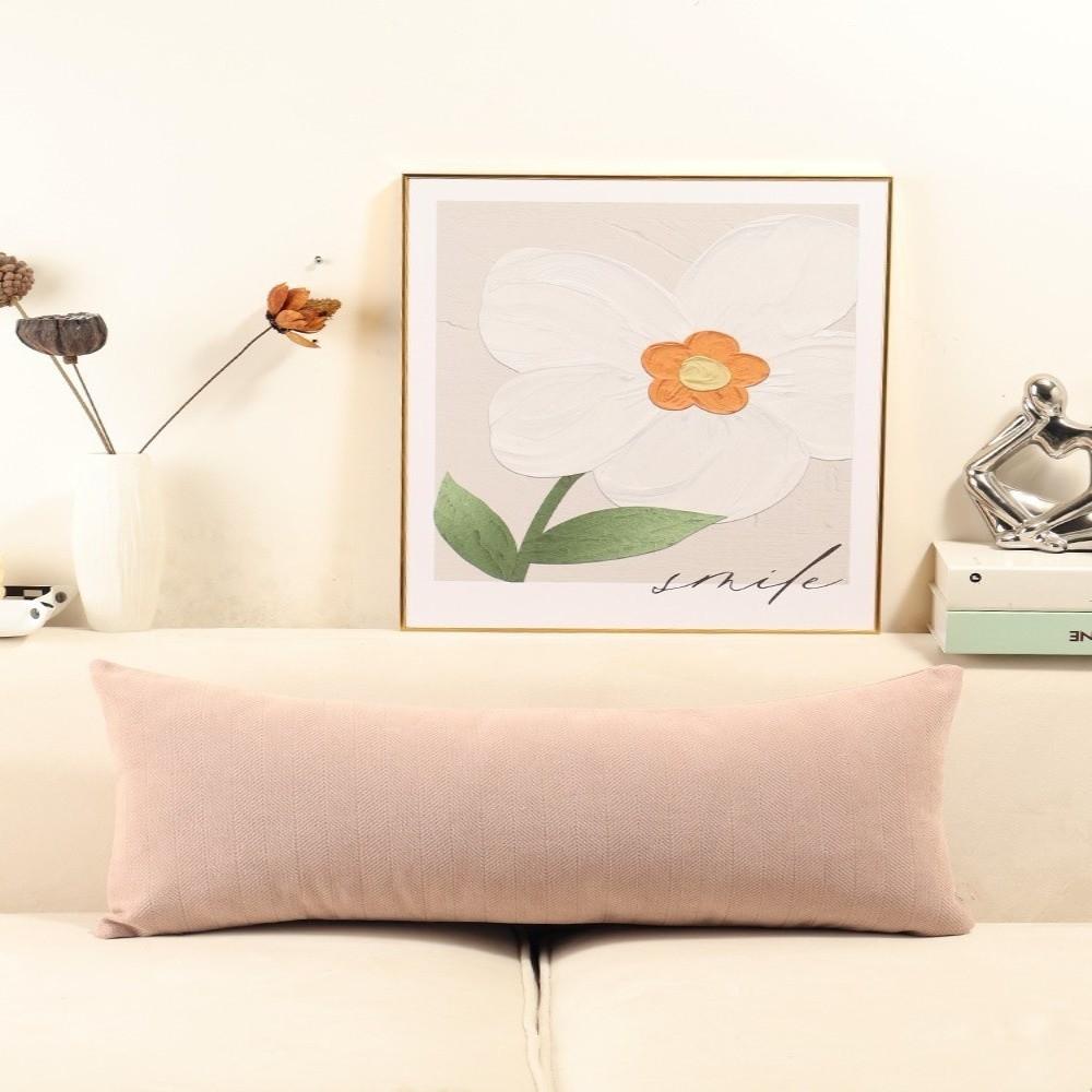 35*90cm Long Pillow Cover Soft Fabric Pillowcase Covers Nordic Lumbar Pillow Cover Home