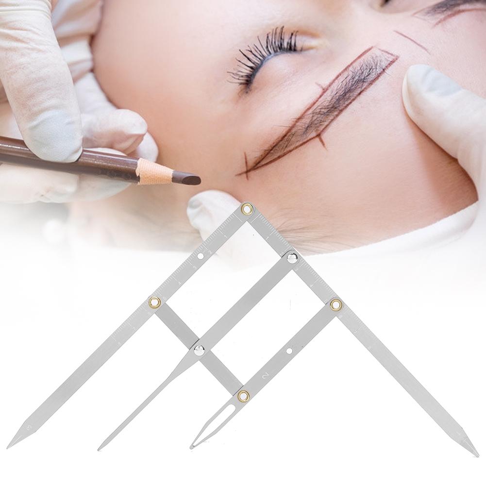 Microblading Tattoo Eyebrow Ruler Golden Ratio Makeup Symmetrical Tool Accessory